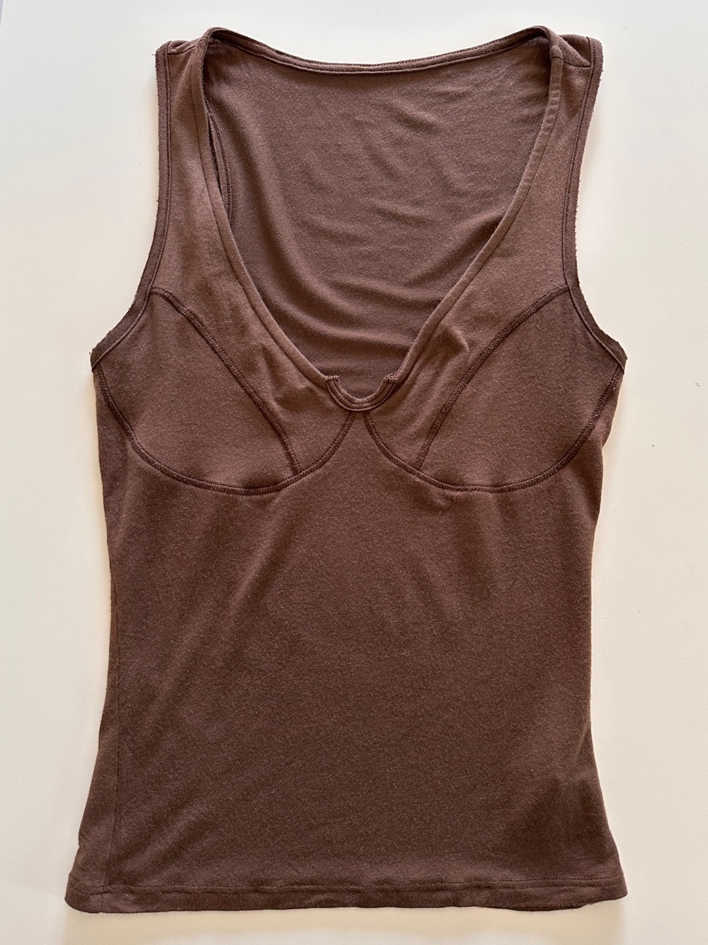 Joah Brown Balconette Tank in Tobacco